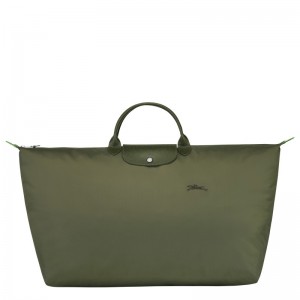 Longchamp Le Pliage Green M Travel Bag Forest | 7301WTMLZ