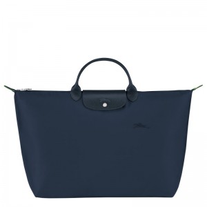 Longchamp Le Pliage Green S Travel Bag Navy | 0476TORVK