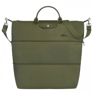 Longchamp Le Pliage Green Travel Bag Expandable Forest | 2869TDVBO