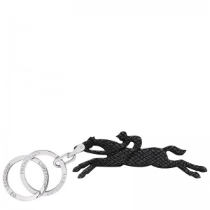 Longchamp Le Pliage Key Rings Schwarz | 3549PYLNX