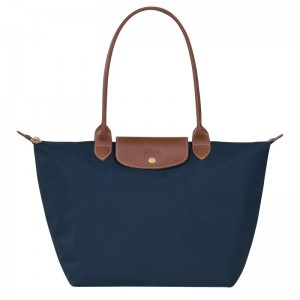 Longchamp Le Pliage Original L Tote Bag Navy | 5931NMKOW