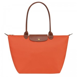 Longchamp Le Pliage Original L Tote Bag Orange | 2843PFVUL