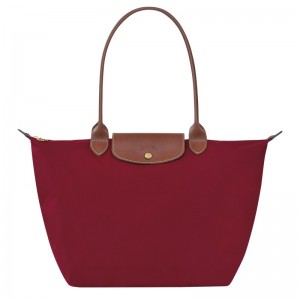 Longchamp Le Pliage Original L Tote Bag Rot | 2860GUWXB