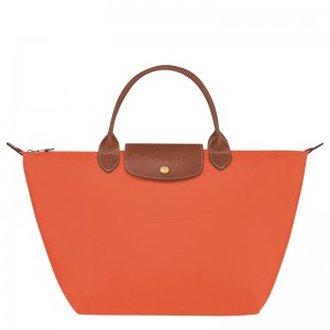 Longchamp Le Pliage Original M Handbag Orange | 8657GCKYT