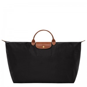 Longchamp Le Pliage Original M Travel Bag Schwarz | 4508JUPHM