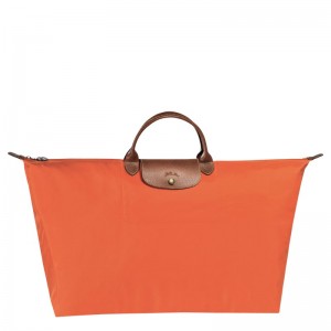 Longchamp Le Pliage Original M Travel Bag Orange | 4396XTMLQ