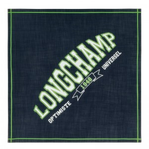 Longchamp Le Pliage University Scarf Navy | 4519NABYQ