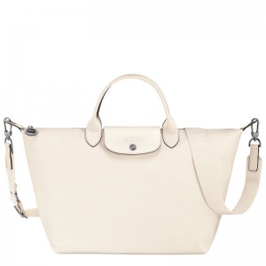 Longchamp Le Pliage Xtra L Handbag Ecru | 2013GMJKV