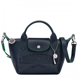 Longchamp Le Pliage Xtra Xs Handbag Navy | 8301AHRJP