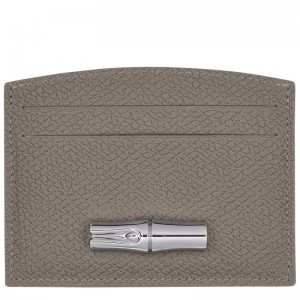 Longchamp Le Roseau Card Holder Turtledove | 5639EHKCM