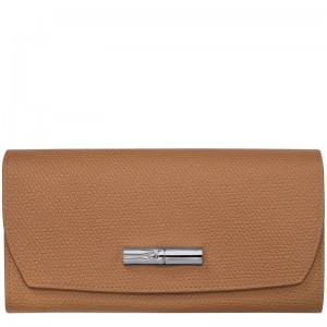 Longchamp Le Roseau Continental Wallet Natural | 0619WMYIG