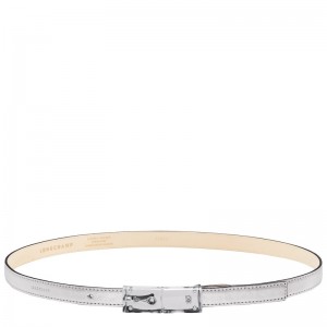 Longchamp Le Roseau Essential Ladies' Belt Silber | 9214DBQRC