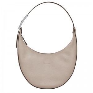 Longchamp Le Roseau Essential M Hobo Bag Clay | 1640EBWFS