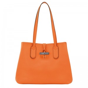 Longchamp Le Roseau Essential M Tote Bag Orange | 0291PAKTX