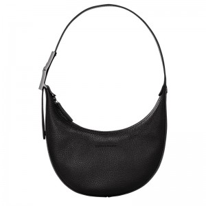 Longchamp Le Roseau Essential S Hobo Bag Schwarz | 5960VLUMH