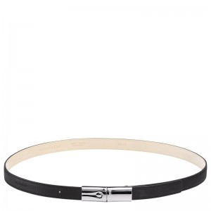 Longchamp Le Roseau Ladies' Belt Schwarz | 8624TGUQI