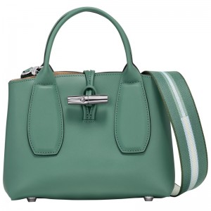 Longchamp Le Roseau S Handbag Sage | 9784AOHMX