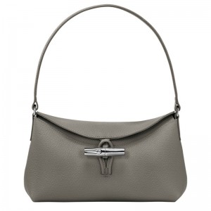 Longchamp Le Roseau S Hobo Bag Turtledove | 5376BQKNH