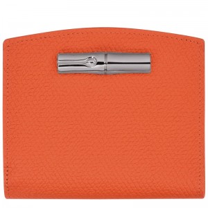 Longchamp Le Roseau Wallet Orange | 3641ZRPVO