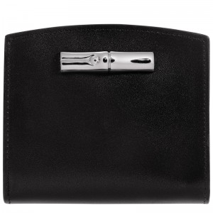 Longchamp Le Roseau Wallet Schwarz | 5612FZGYU