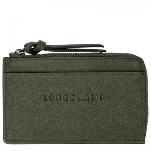 Longchamp Longchamp 3d Card Holder Khaki | 6890IJRVW