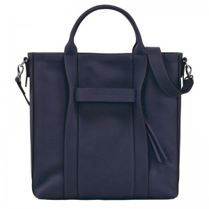 Longchamp Longchamp 3d L Tote Bag Bilberry | 8420UNGDZ