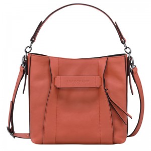 Longchamp Longchamp 3d S Crossbody Bag Sienna | 5849LYIWE