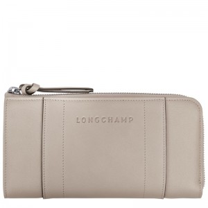 Longchamp Longchamp 3d Zip Around Wallet Clay | 5670BZFWN