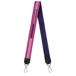 Longchamp Longchamp Rayures Shoulder Strap Violet | 0836TEZNI