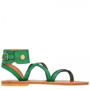 Longchamp Longchamp X K.Jacques Sandals Grün | 8059GIOMB