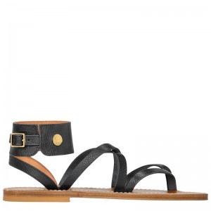 Longchamp Longchamp X K.Jacques Sandals Schwarz | 4093YRZPM