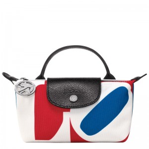 Longchamp Longchamp X Robert Indiana Pouch Weiß | 3219HAPMF