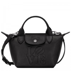 Longchamp Longchamp X Robert Indiana Xs Handbag Schwarz | 1428XHRNW