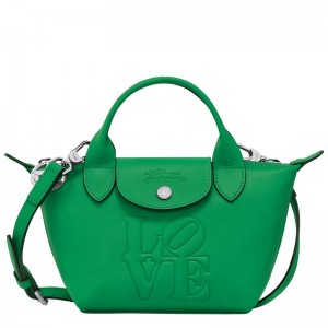 Longchamp Longchamp X Robert Indiana Xs Handbag Grün | 2741HIALJ