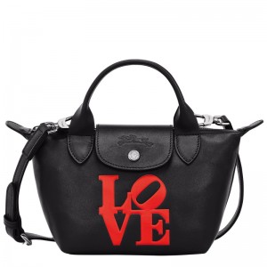 Longchamp Longchamp X Robert Indiana Xs Handbag Schwarz | 4275UMSGP