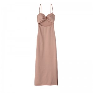 Longchamp Midi Dress Nude | 2467BAZSL