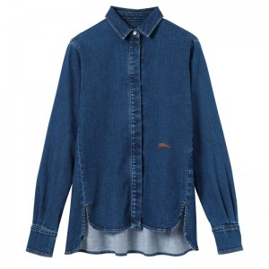 Longchamp Shirt Denim | 7569OMXIU