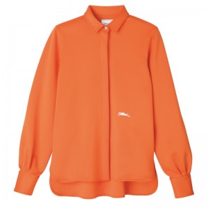 Longchamp Shirt Orange | 7035JLGKC