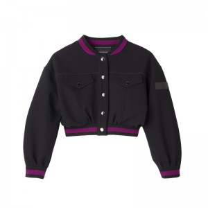 Longchamp Short Jacket Schwarz | 0398FCXOI