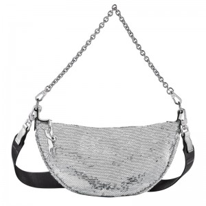 Longchamp Smile S Crossbody Bag Silber | 4873EMKIC