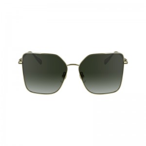 Longchamp Sunglasses Gold Khaki | 0291LXTNI