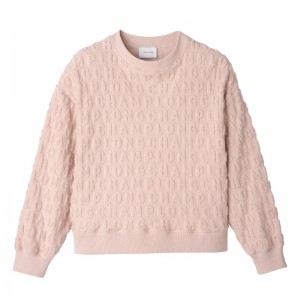 Longchamp Sweatshirt Nude | 2708GPZXQ