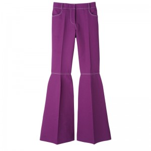 Longchamp Trousers Violet | 4967CWHGR