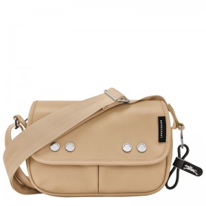 Longchamp Très Paris S Crossbody Bag Beige | 8419OQWHY