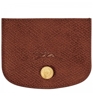 Longchamp Épure Card Holder Braun | 2736RSWZK