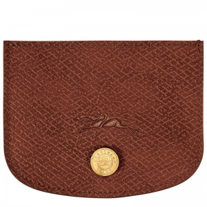 Longchamp Épure Card Holder Braun | 9045AYLOW