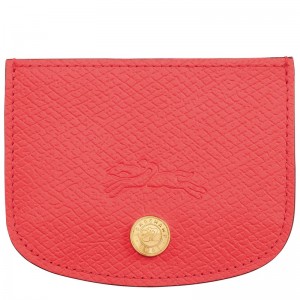 Longchamp Épure Card Holder Strawberry | 2395YMOWU