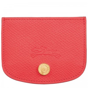 Longchamp Épure Card Holder Strawberry | 3612FHBZV