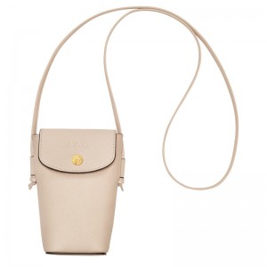 Longchamp Épure Phone Case With Leather Lace Paper | 6402DZNJY