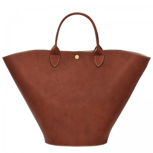 Longchamp Épure Xl Tote Bag Braun | 4907KJZOV